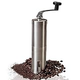 Manual Coffee Grinder Mini Portable Home Kitchen Travel Coffee Bean Grinder with Adjustable Ceramic Core