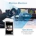VOTECOM Wi-Fi Camera Alarm Clock Wireless Full HD 1080P Motion Detection Activated Alarm App Real-time Video Remotely Monitoring for Home Security and Surveillance Nanny Cam