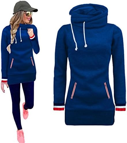 Big Promotion! Women Shirts WEUIE Long Sleeve Blouse Sweater Sweatshirt Pullovers Tops (Size L/US 10, Blue)