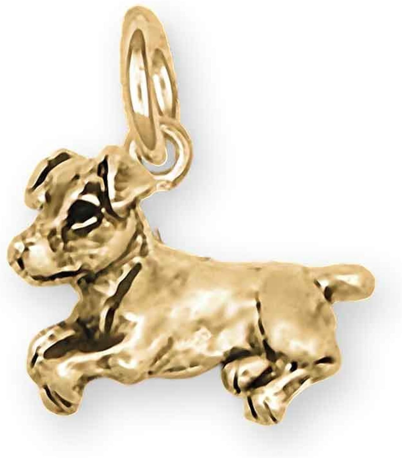 Jack Russell Jewelry 14k Gold Handmade Jack Russell Terrier