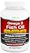 Omega 3 Fish Oil Supplement (180 Softgels) - 2400mg Triple Strength Fish Oil with 800mg EPA & 600mg DHA Omega-3 Fatty Acids Per Serving - with Enteric Coating - Molecularly Distilled Fish Oil