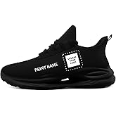 Custom Solid Color Sneakers for Men Women Print with Your Need Personalized Running Walking Tennis White Black Sports Shoes