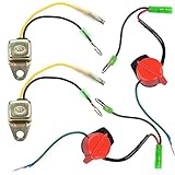 Anzac (Pack of 2 Low Oil Alert Sensor and Engine Stop Switch for Honda GX120 GX160 GX200 GX240 GX270 GX340 GX390 5.5HP 6.5HP 8HP 9HP 11HP 13HP