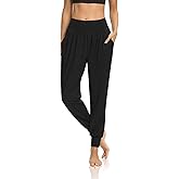 DIBAOLONG Womens Yoga Joggers Loose Workout Sweat Pants Comfy Lounge Pants with Pockets