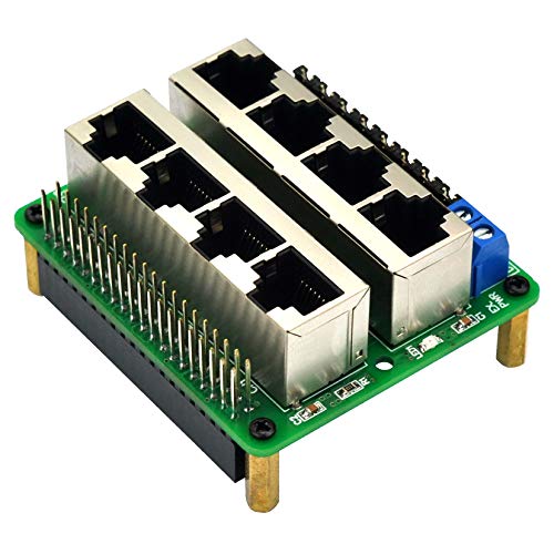 RJ45 GPIO Pinout Breakout Board for Raspberry Pi 1A+ 1B+ 2B 3B 3B+ 3A ...