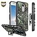 LG Aristo 3 Case,LG Aristo 2 Case/LG Aristo 2 Plus/Rebel 4 LTE/Tribute Empire/Zone 4/Phoenix 4/Risio 3/K8 2018/ K8 Plus/Fortune 2 Case, Armor Rugged Case Belt Clip Holster/Glass Screen Protector,Camo