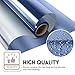 KESPEN Window Film One Way Reflective Daytime Privacy Heat Blocking Anti UV Mirror Window Tint for Home and Office, Blue-Silver, 35.4 Inch X 6.5 Feet