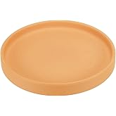 PATIKIL 6 Inch Round Ceramic Plant Saucer, Plant Saucer Tray Flower Planter Drip Tray for Indoors Outdoors Patio Balcony, Terracotta