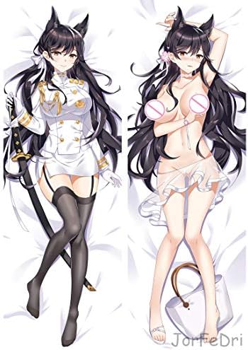 JorFeDri Atago Azur Lane 150x50cm(59in x 19.6in) Peach Skin Pillowcases