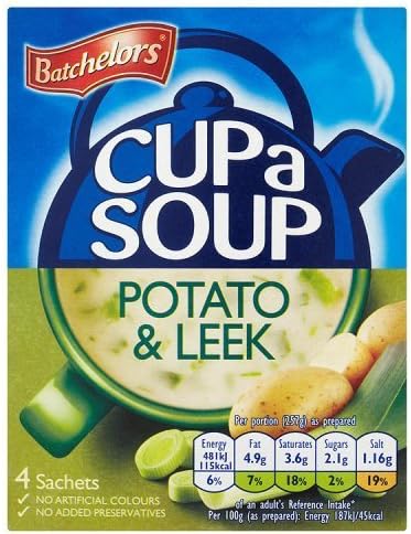 BatchelorsCup a Soup Creamy Potato & Leek 107g - PACK OF 4