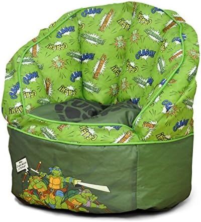 Idea Nuova Nickelodeon Teenage Mutant Ninja Turtles Toddler Bean Bag, Green, Large
