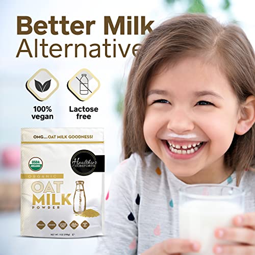 Oat Milk Powder 7oz Natural and Plant Based Milk with a Clean Formula