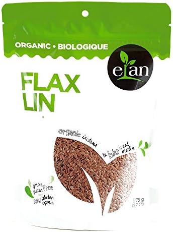 Elan Organic Flax Seeds 9.7 oz each (1 Item Per Order)