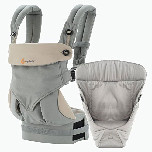 Ergobaby Bundle - 2 Items: Grey All Carry Position Award Winning 360
Baby Carrier and Easy Snug Infant Insert, Grey Ergobaby Bundle - 2 Items: Grey All Carry Position Award Winning 360
Baby Carrier and Easy Snug Infant Insert, Grey
