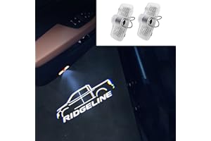 uunonaha 2Pcs Car Door LED Logo Projector Welcome Lamp Door Light Ridgeline Puddle Lights Kit Compatible with Ridgeline Accessories (Ridgeline 02)