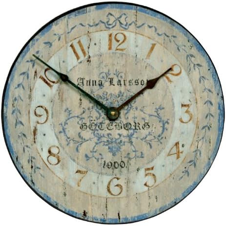 Roger Lascelles Larson Swedish Design Clock, 14.2-Inch