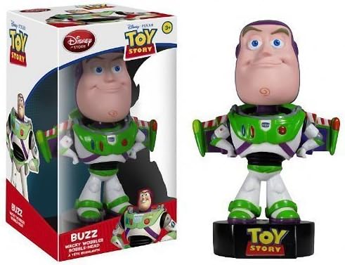 Buzz Lightyear ~6" Bobble Head Figure: Disney Pixar Toy Story Wacky Wobbler