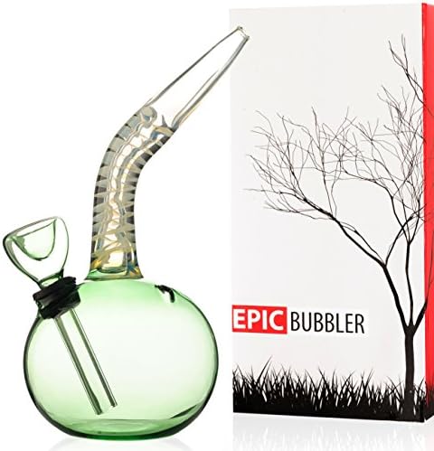 EPIC 5 Inch Green Glass Water