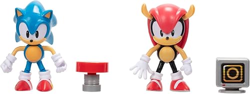 JAKKS Pacific Sonic the Hedgehog 4" Action Figure 2 Pack Classic Sonic ...