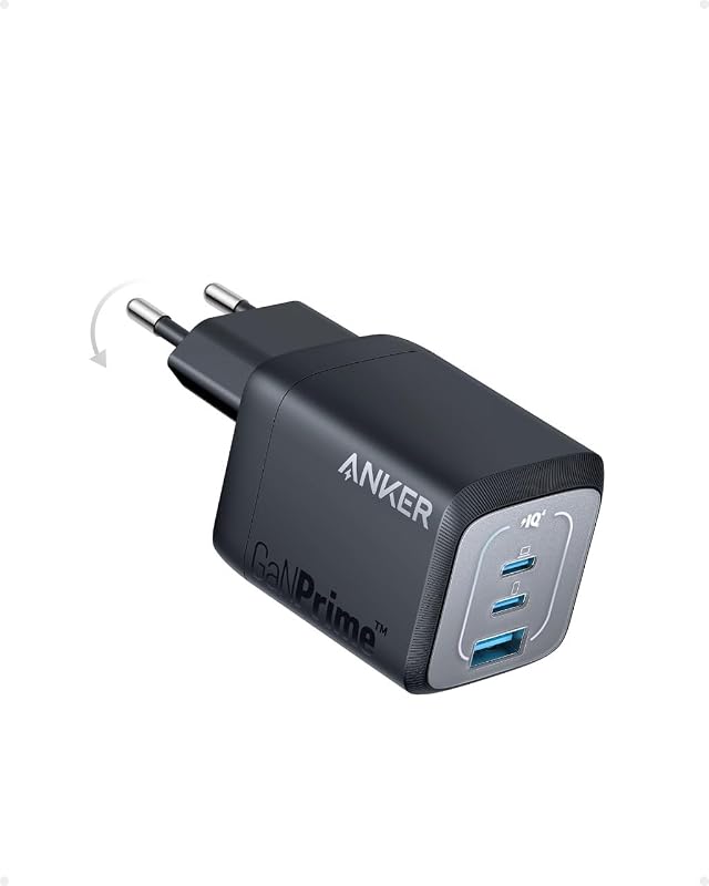 67W USB C Ladegerät, Anker Prime GaN Netzteil USB C, 3 Port PPS