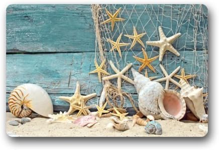 Fantastic Doormat Sea Beach Starfish on Fishing Net Door Mat Rug Indoor/Outdoor/Front Door/Bathroom MatsÂ£Â¬Bedroom Doormat 23.6(L) x 15.7(W) by Starfish doormats