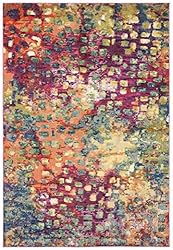 SAFAVIEH Madison Collection 4' x 6' Fuchsia / Gold
