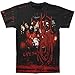 Slipknot Men's Debut Band Allover T-shirt Large Black