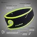 TrailHeads Women’s Ponytail Headband | Fleece Earband | Winter Running Headband - Black/hi-vis