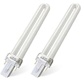 PL13-E-FFP 13W Type E Light Bulb Replace for Ottlite T1333E,5500K,G23,2Pack