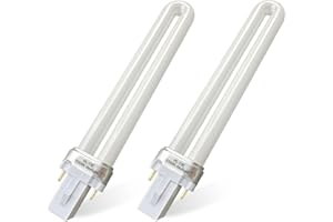 Ignixlite PL13-E-FFP 13W Type E Fluorescent Light Bulb Compatible with Electronic Ballast Bulb,Replace for Ottlite T1333E,5500K Bright Natural Daylight,G23 Base,2Pack