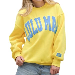 LULU MAC Signature Puff Sweatshirt Sweat Shirt T-Shirt - Adult