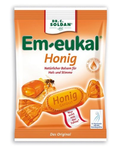 Em-eukal Halsbonbons GefÃ¼llte Honig-Bonbons, 75g