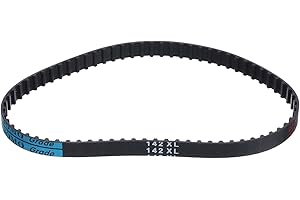 uxcell 142XL 037 Timing Belt 71 Teeth Rubber Geared Cogged Belt, 0.37" Width, 0.20" Pitch Synchronous Timing Belt