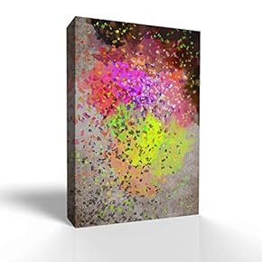 Wall26-Canvas Wall Art-Abstract Colorful Art-Giclee Painting Wall Art for Bedroom Living Room Home Decoration - 12x18 inches
