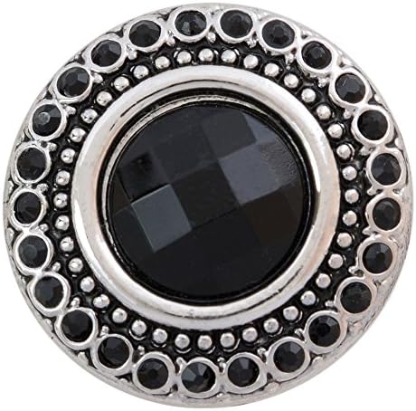 Black Imperial Exotic Nugz - interchangeable jewelry snap