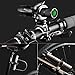 Vonpri [2 Pack] Flashlight Holder, Mount Bicycle Mounting Bracket Flashlight Holder Torch Clip 360º Rotation (White and Orange)