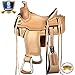 HILASON 15″ Western American Leather Ranch Roping Saddle Rawhide Treethumb 1