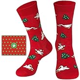 SOKOUHONNER Goose Gifts Socks - Funny Goose Socks for Women Man Gift for Teens Xmas Stocking Stuffers Santa Sock Gifts Box Ready for Present