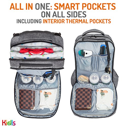 Diaper Bag With Laptop Pocket IUCN Water