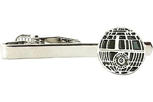 KJSYJBG Fandom Bazaar TV Movies Show Anime Cartoon Cosplay Jewelry Metal Tie Clips Gifts for Men