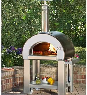 AlfaPizza Forno 5 Minuti - Horno de Pizza para Exteriores (Madera y