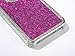 Pandamimi Deluxe Hot Pink Chrome Bling Crystal Rhinestone Hard Case Skin Cover for Apple iPhone 4 4S 4G With Front and Back Screen protector and Pink Stylus