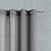 jinchan Curtains for Bedroom Window Curtains 84 Inches Length Casual Weave Textured Privacy Curtain Panels for Living Room 2 Panels Set Grey