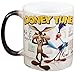 Looney Tunes - Wile E Coyote and Road Runner - One 11 oz Morphing Mugs Color Changing Heat Sensitive Ceramic Mug – Image Revealed When HOT Liquid Is Added!