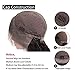 Suerkeep Deep Wave Lace Front Wigs 150% Density Glueless Brazilian Virgin Human Hair Lace Frontal Wig With Baby Hair (14, Natural Color)