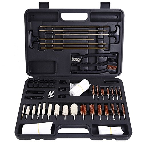Ohuhu Gun Cleaning Kit 58 Pieces Tips and Jags for Hand Gun, Rifle