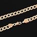 Clearance Deals Hip Hop Pendant Necklace Men Women Fashion Luxury Filled Curb Cuban Link Gold Necklace Jewelry by ZYooh (A)