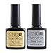 Mchoice 2 pcs Top coat + Base coat Uv Gel Nail Polish Primer Nail Art CNHIDS