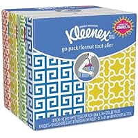 Kleenex® 3-Ply Pocket Packs Facial Tissues (8 Packs of 10 tissues)