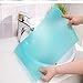 JINDIN 4pcs/lot Kitchen Refrigerator Shelf Liner Fridge Pads for Keeping Vegetables & Fruits Fresh Anti-fouling Mildew Waterproof Antibacterial Moisture Silicone Mat Washable Placemat Blue